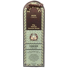 R. Expo/Songof India Zodiac Incense Cancer Musk 25g