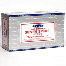 R. Expo/Song of India Satya Incense Silver Spirit 15g Box