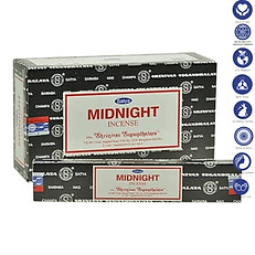 Satya Midnight Incense Scented 15g Box Of 12