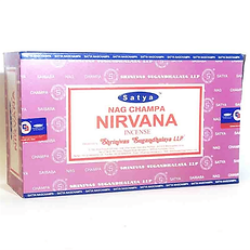 Satya Nirvana Incense 15g Box – Authentic Nag Champa