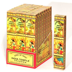 India Temple Incense 15g - Dispaly of 24